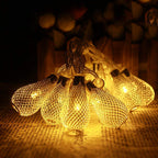 Golden Mesh Drop LED String Light Set
